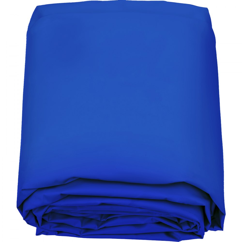 VEVOR Pool Safety Cover, 14.7 ft Dia. In-ground Pool Cover, Blue PVC Pool Covers, Round Safety Pool Cover In-ground Safety Cover Solid Safety Pool Cover for Swimming Pool Winter Protection Cover 