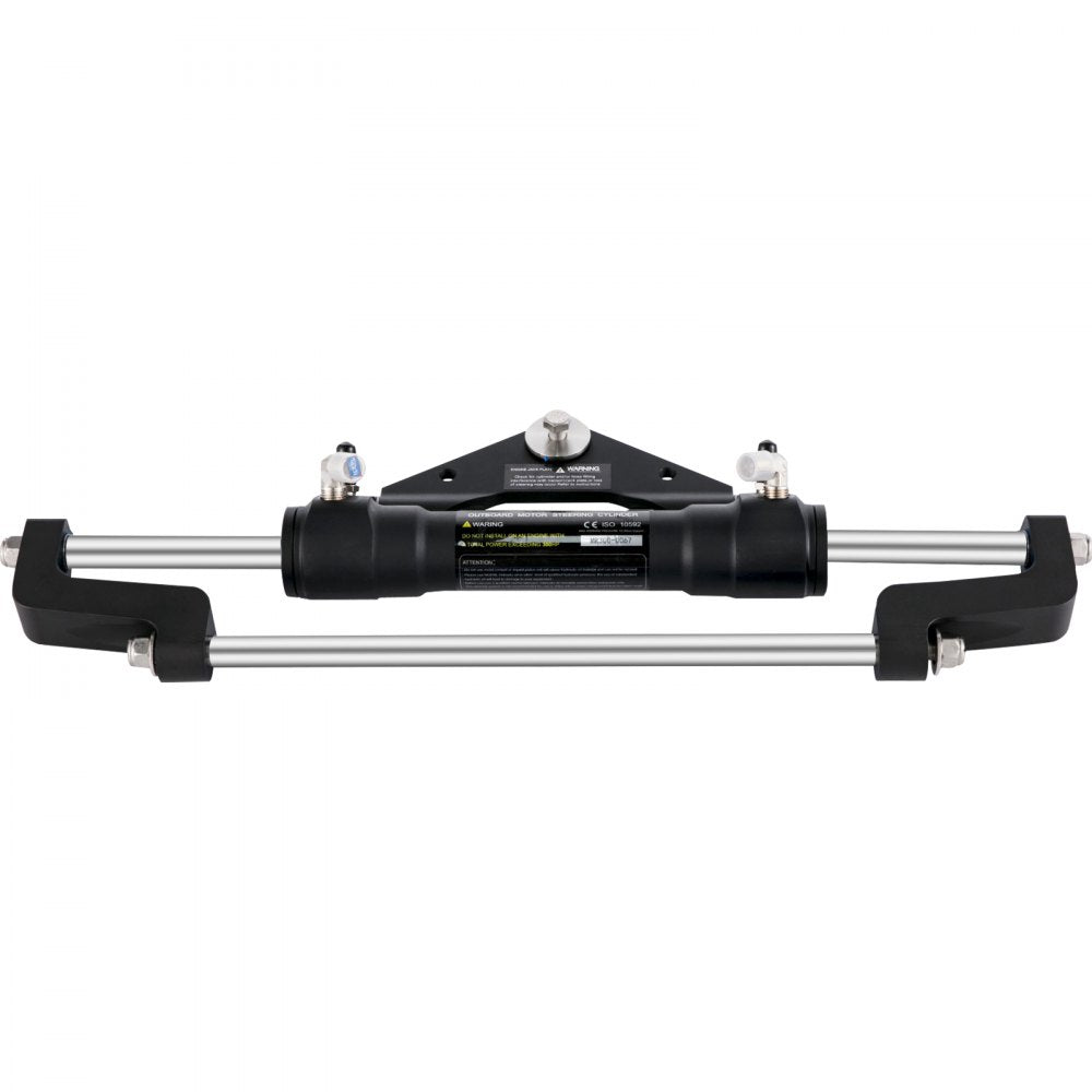 VEVOR Hydraulic Steering Cylinder 300HP, Hydraulic Steering, Front Mount, Hydraulic Outboard Steering Cylinder for Marine Boat Steering System 