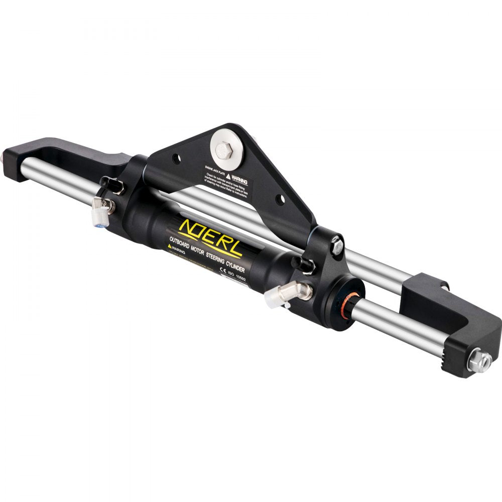 VEVOR Hydraulic Steering Cylinder 300HP, Hydraulic Steering, Front Mount, Hydraulic Outboard Steering Cylinder for Marine Boat Steering System 