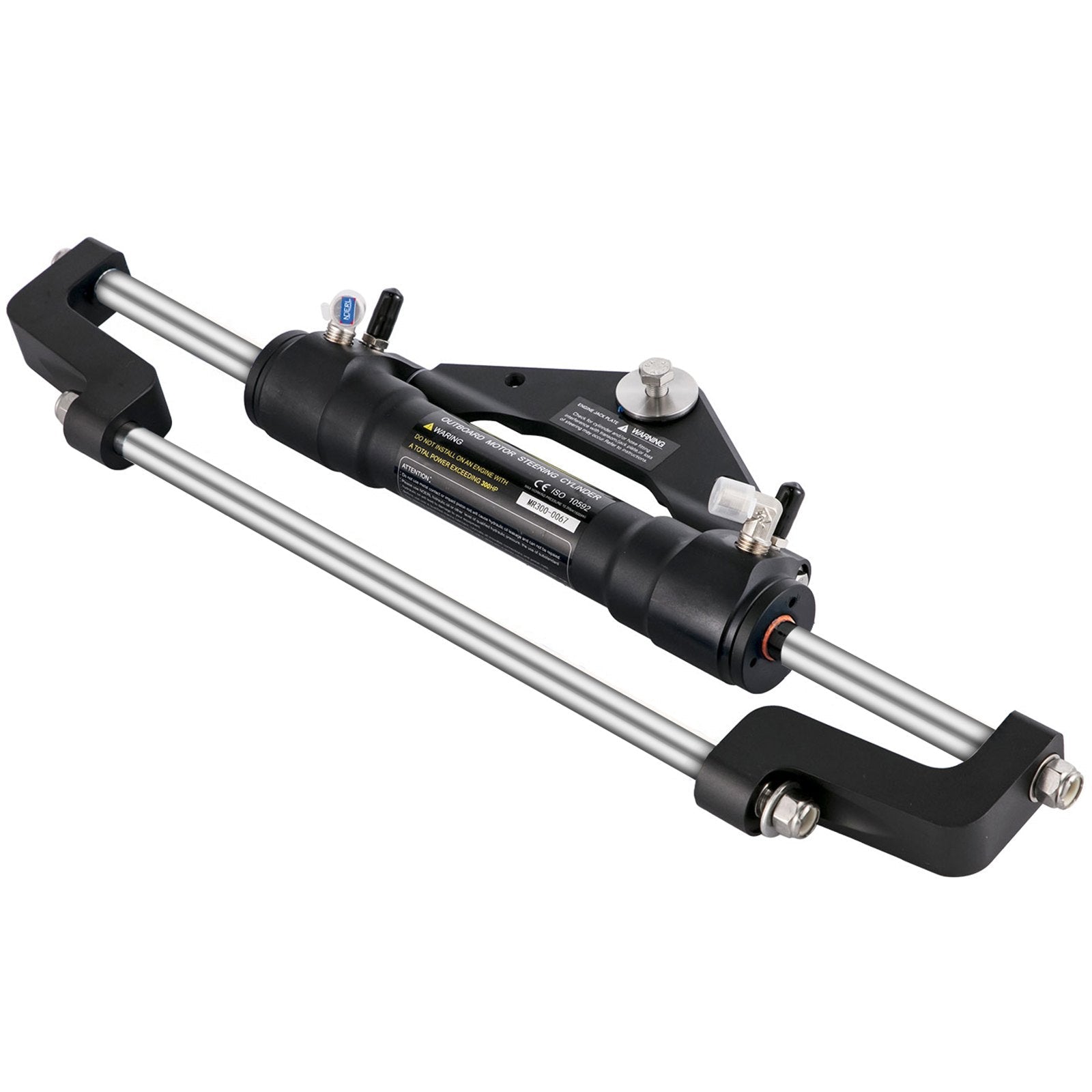 VEVOR Hydraulic Boat Steering Kit, 300HP Hydraulic Steering Kit Helm Pump, Hydraulic Outboard Steeing Kit with 14 Feet Hydraulic Steering Hose for Boat Steering System 