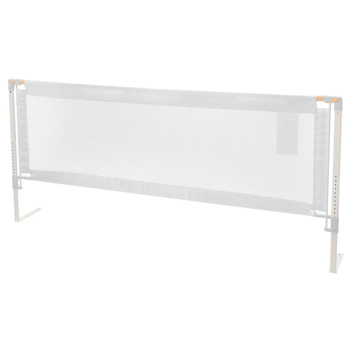 Adjustable Toddler Bed Rail Guard – 78.74-Inch Fold-Down Bed Safety Barrier with Reinforced Steel Frame & Washable Mesh