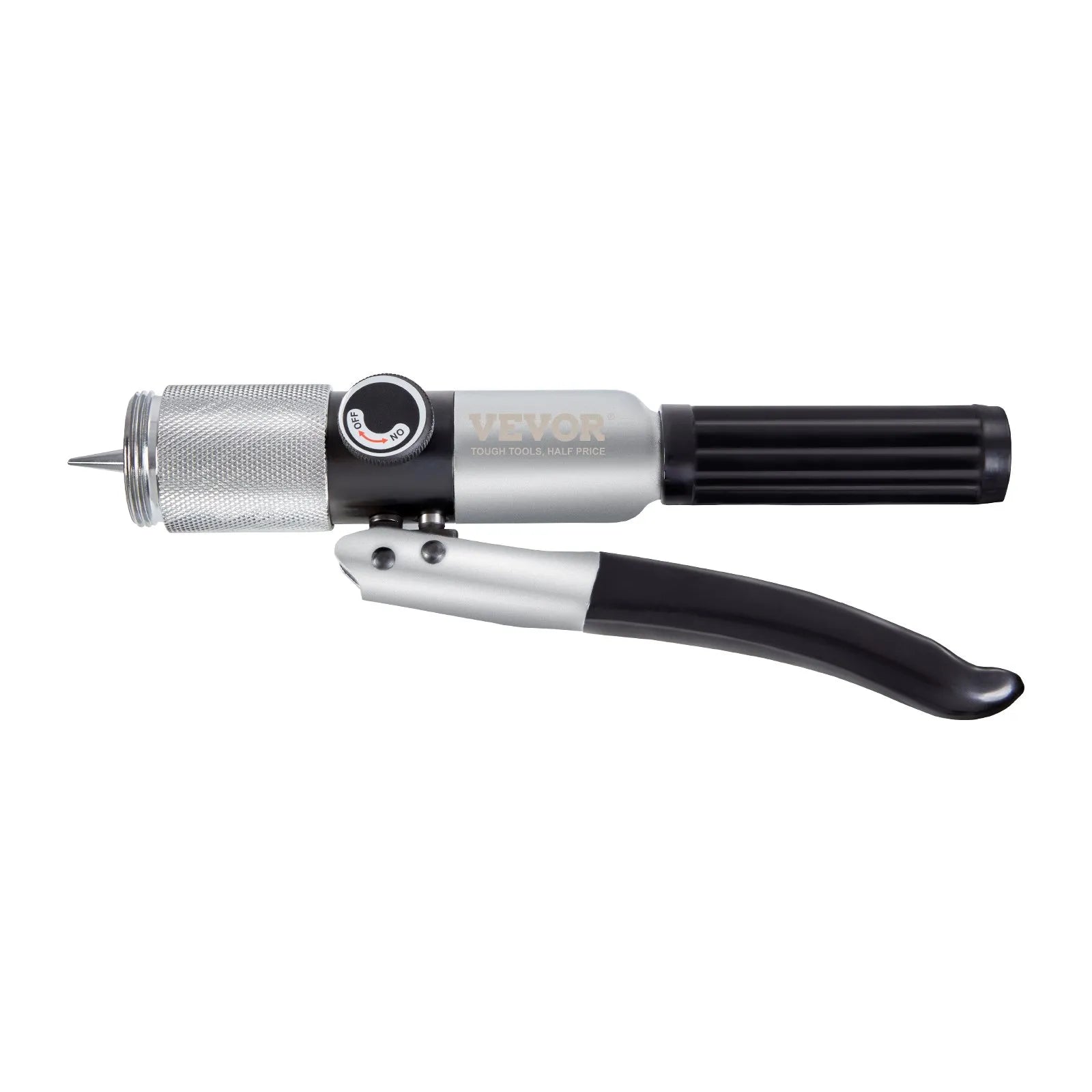 VEVOR Hydraulic Tube Expander, 3/8" to 1-1/8" OD, HAVC Hydraulic Swaging Tool with 7 Pipe Expander Heads, Deburring Tool, Pipe Cutter for Copper Aluminum Brass Soft Steel Pipes