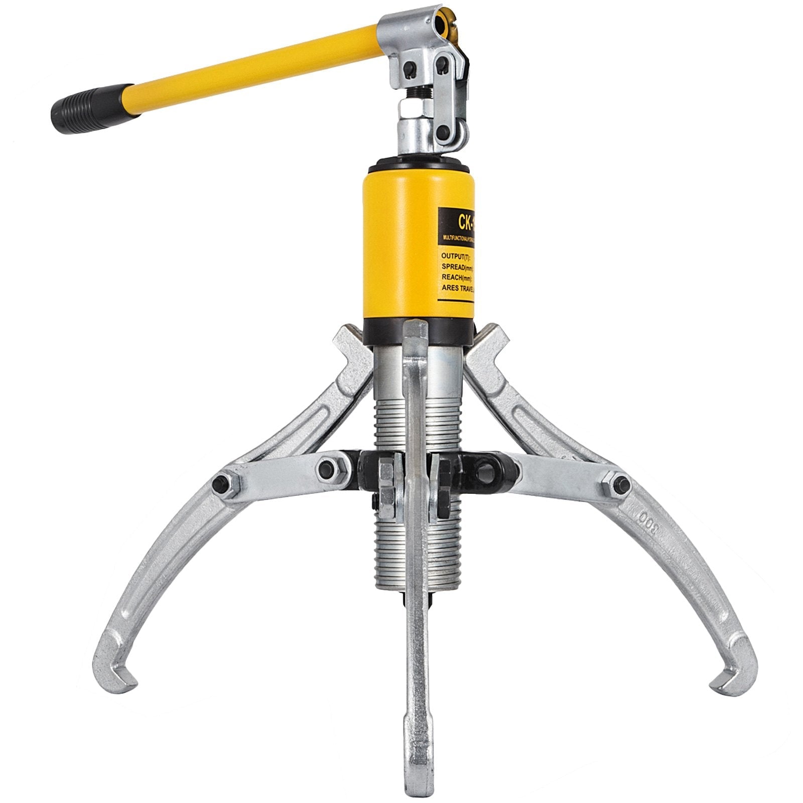 VEVOR 15 Ton Hydraulic Gear Puller Adjustable 3 Jaws Wheel Bearing Pulling Separator 3 in 1 Pump Oil Tube Drawing Machine Wheel Bearing Hub Removal Tool w/Case 