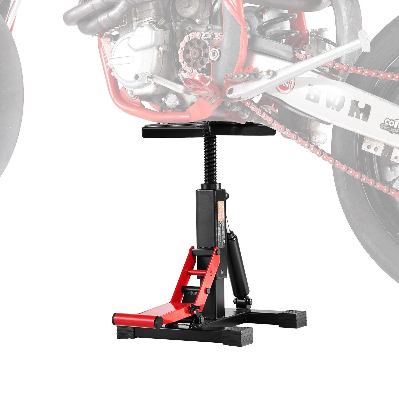 VEVOR Dirt Bike Lift Stand 440 LBS Adjustable Hydraulic Motorcycle Lift Jack