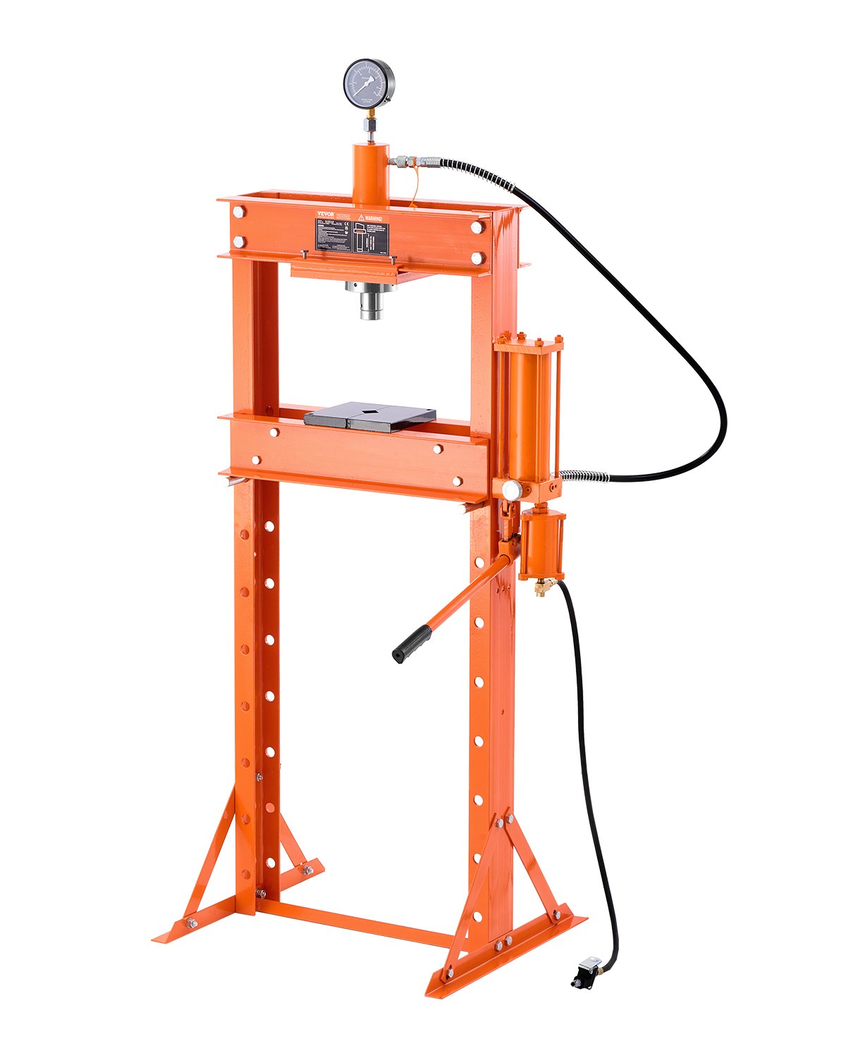 VEVOR 20 T Hydraulic Shop Press Hydraulic Press with Press Plate for Bending 