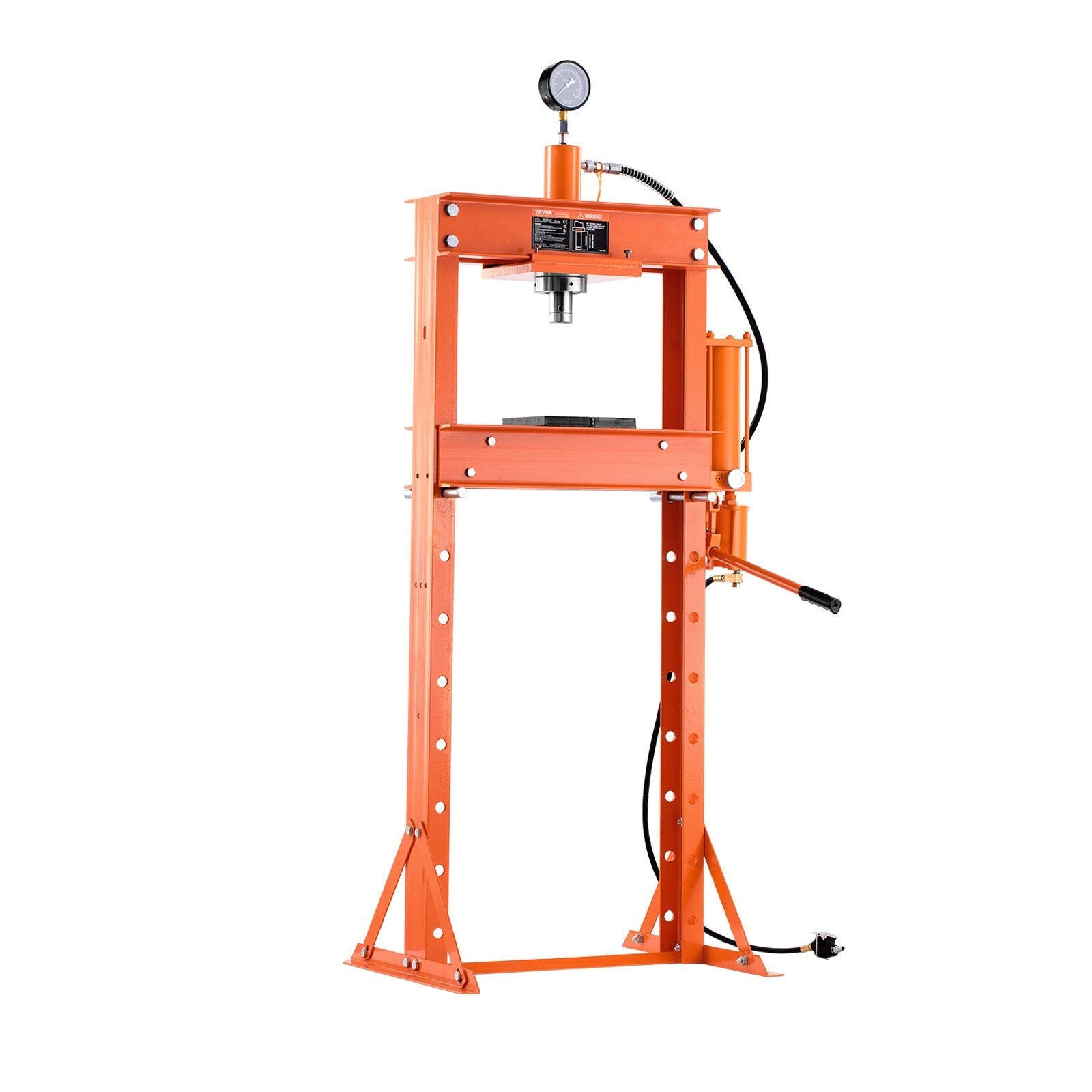 VEVOR 20 T Hydraulic Shop Press Hydraulic Press with Press Plate for Bending 