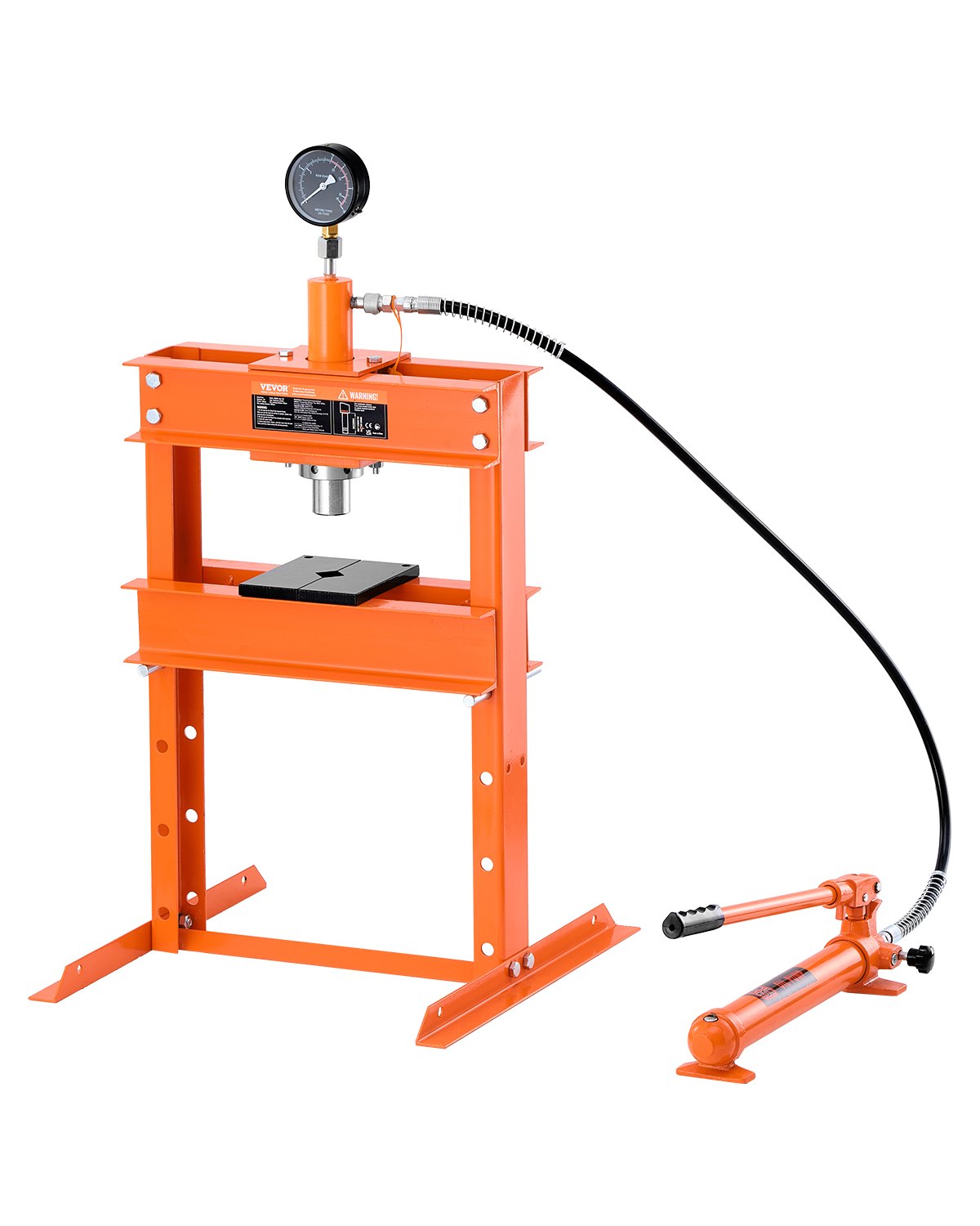VEVOR 10 T Hydraulic Shop Press Hydraulic Press with Press Plate for Bending 