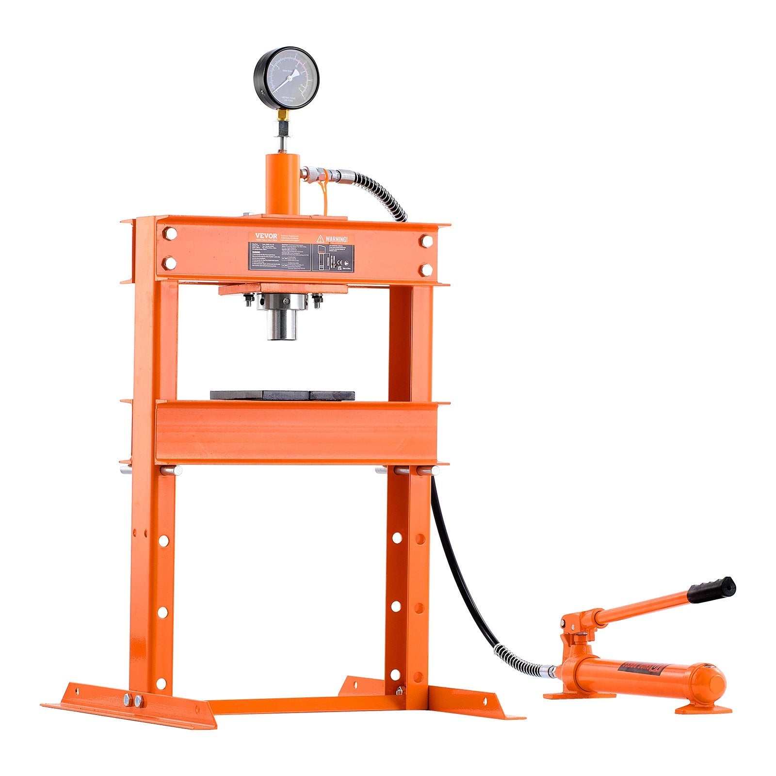 VEVOR 10 T Hydraulic Shop Press Hydraulic Press with Press Plate for Bending 