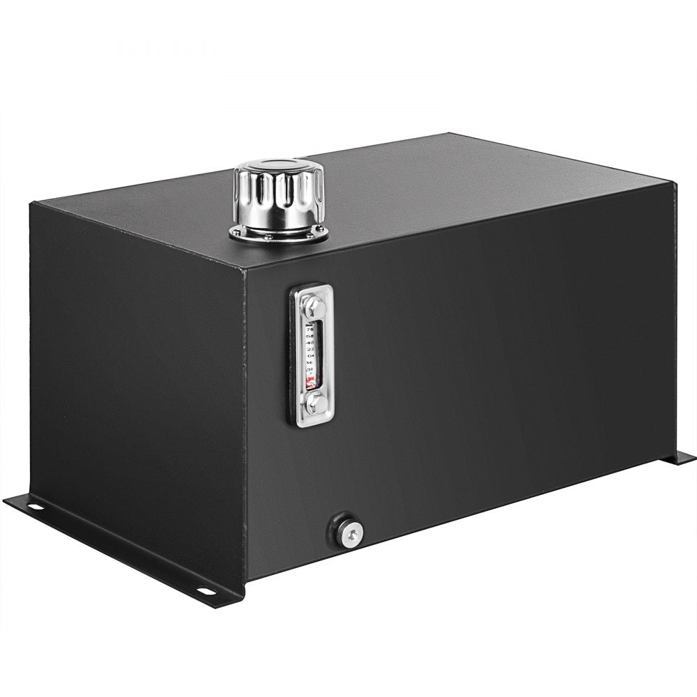 Hydraulic Reservoir Oil Tank Fuel Tank 10 Gal Steel with Filter & Temp Gauge 