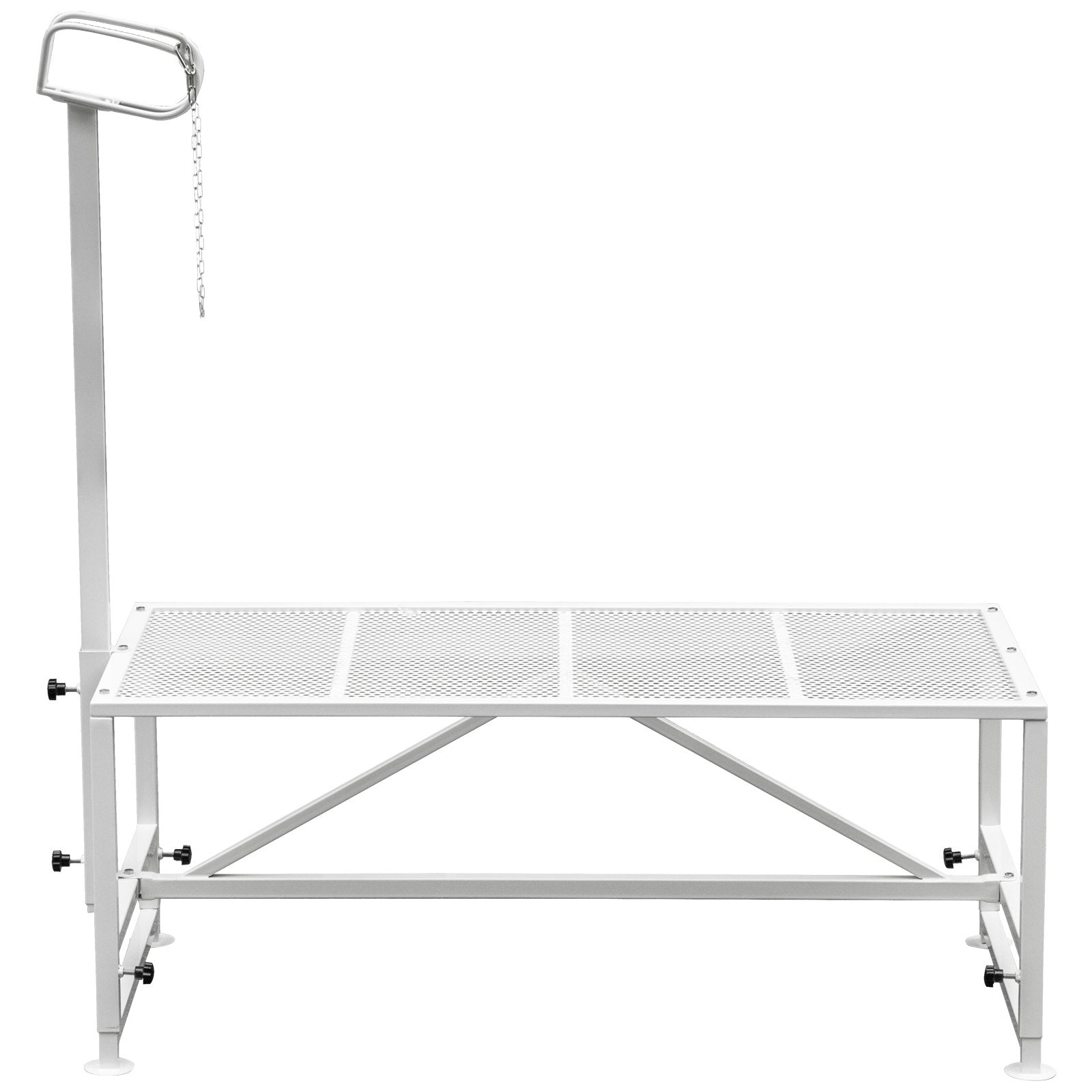 VEVOR Livestock Stand, 51x23 inches Trimming Stand with Straight Head Piece, Goat Trimming Stand Metal Frame Sheep Shearing Stand Livestock Trimming Stands for Sheep, Goats, and Other Livestock 