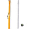 VEVOR Measuring Rod 14-Feet/10ths 6 Sections Telescopic Grade Rod 1/10 ft w/ Bag