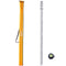 VEVOR Measuring Rod 14-Feet/8ths 4 Sections Telescopic Grade Rod 1/8in w/ Bag