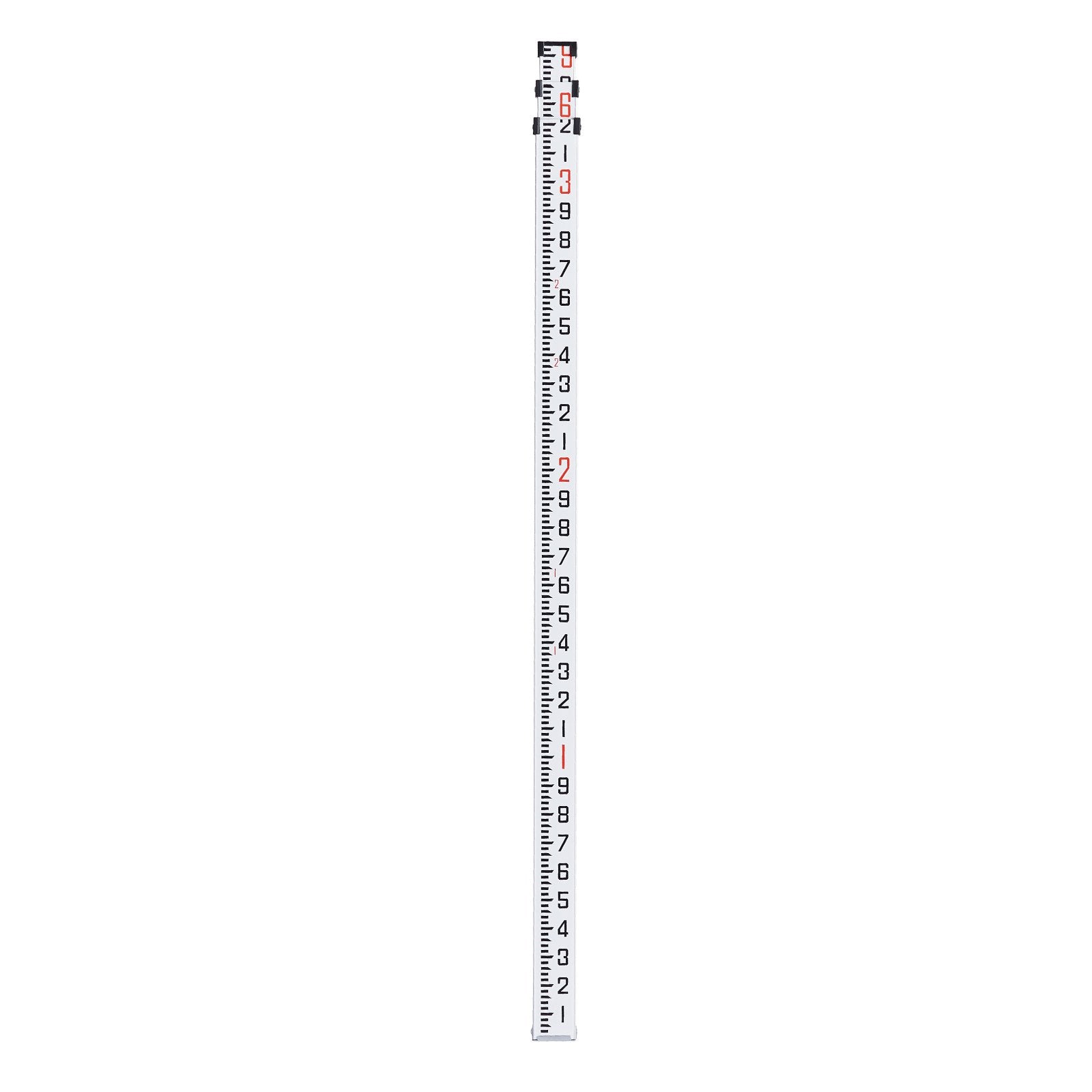 VEVOR Measuring Rod 9-Feet/10ths 3 Sections Telescopic Grade Rod 1/10ft w/ Bag 