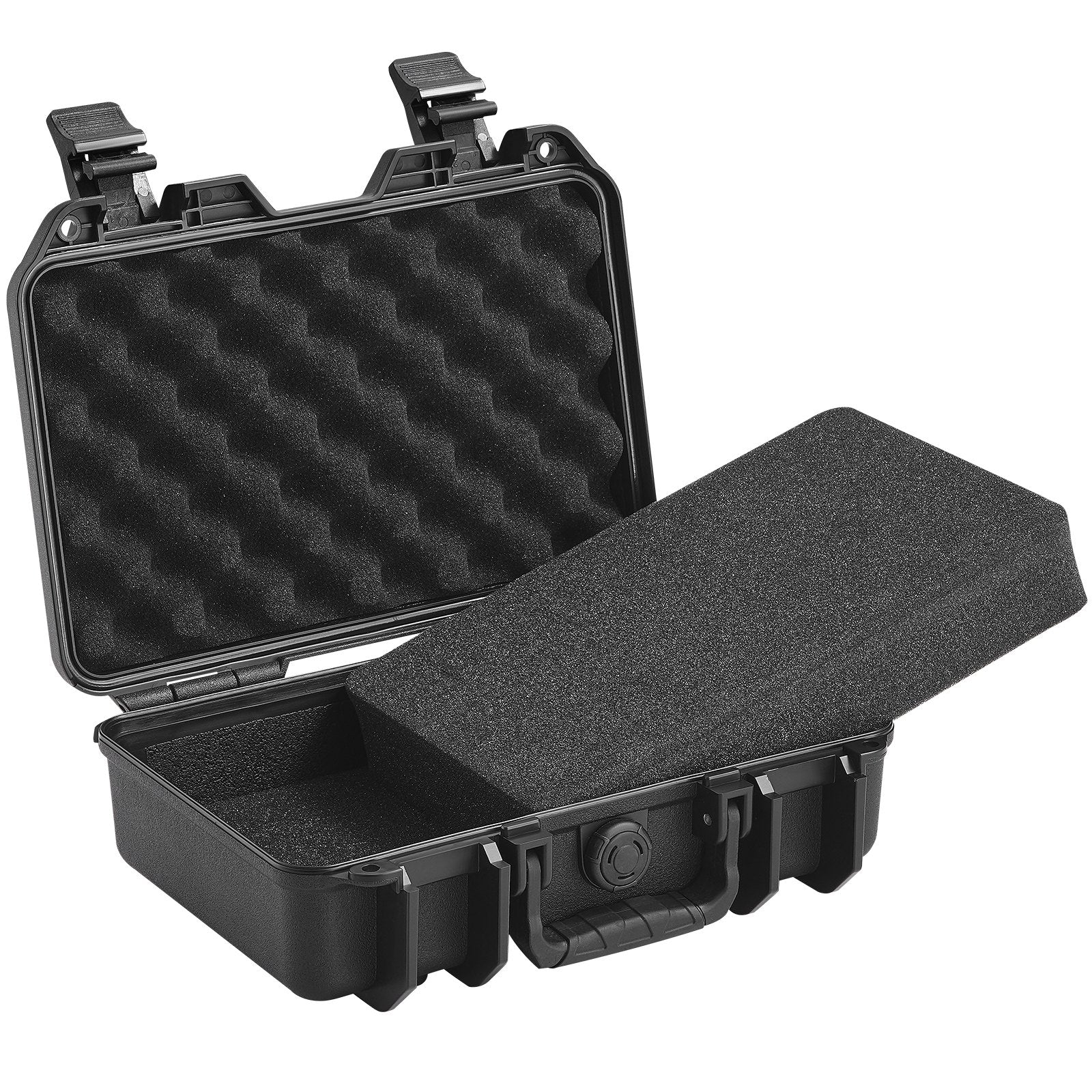 VEVOR Hard Pistol Cases with Pre-cut PU Foam Lockable Pistol Case for 1 Pistol 