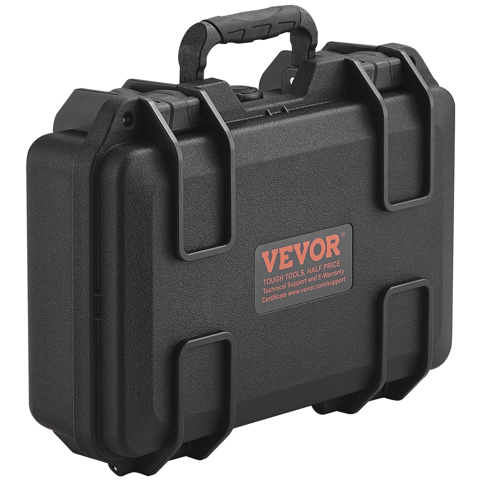 VEVOR Hard Pistol Cases with Pre-cut PU Foam Lockable Pistol Case for 1 Pistol 