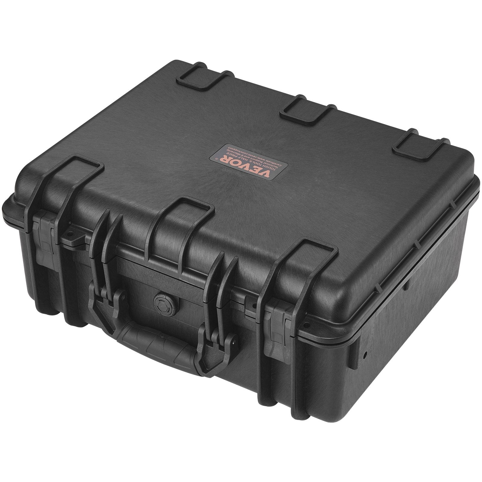 VEVOR Hard Pistol Cases with Pre-cut Lining Lockable Pistol Case for 5 Pistol 