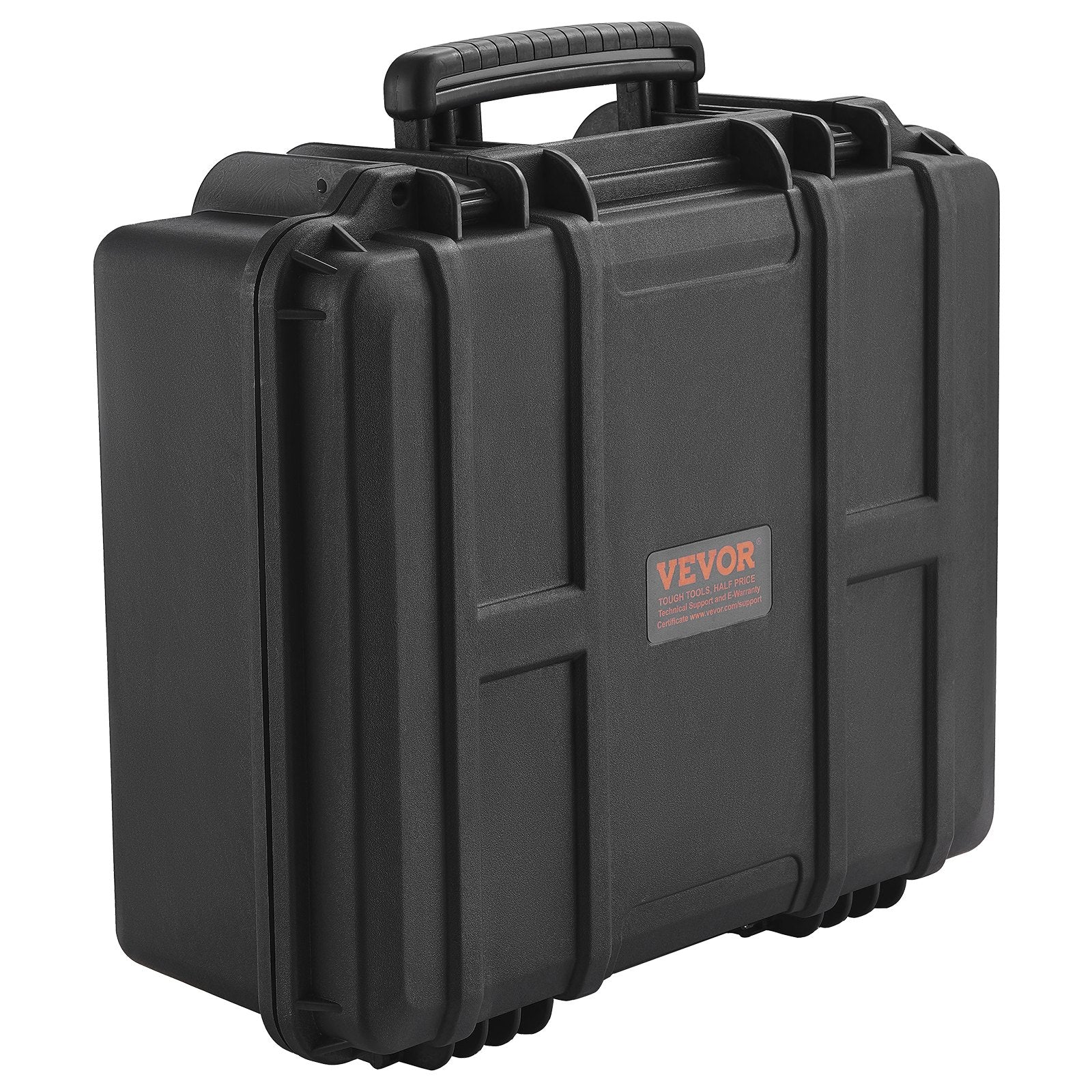 VEVOR Hard Pistol Cases with Pre-cut PU Foam Lockable Pistol Case for 6 Pistol 