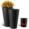 VEVOR Tall Planter Set of 2 Round Tapered Plant Pots 24 in for Outdoor Indoor