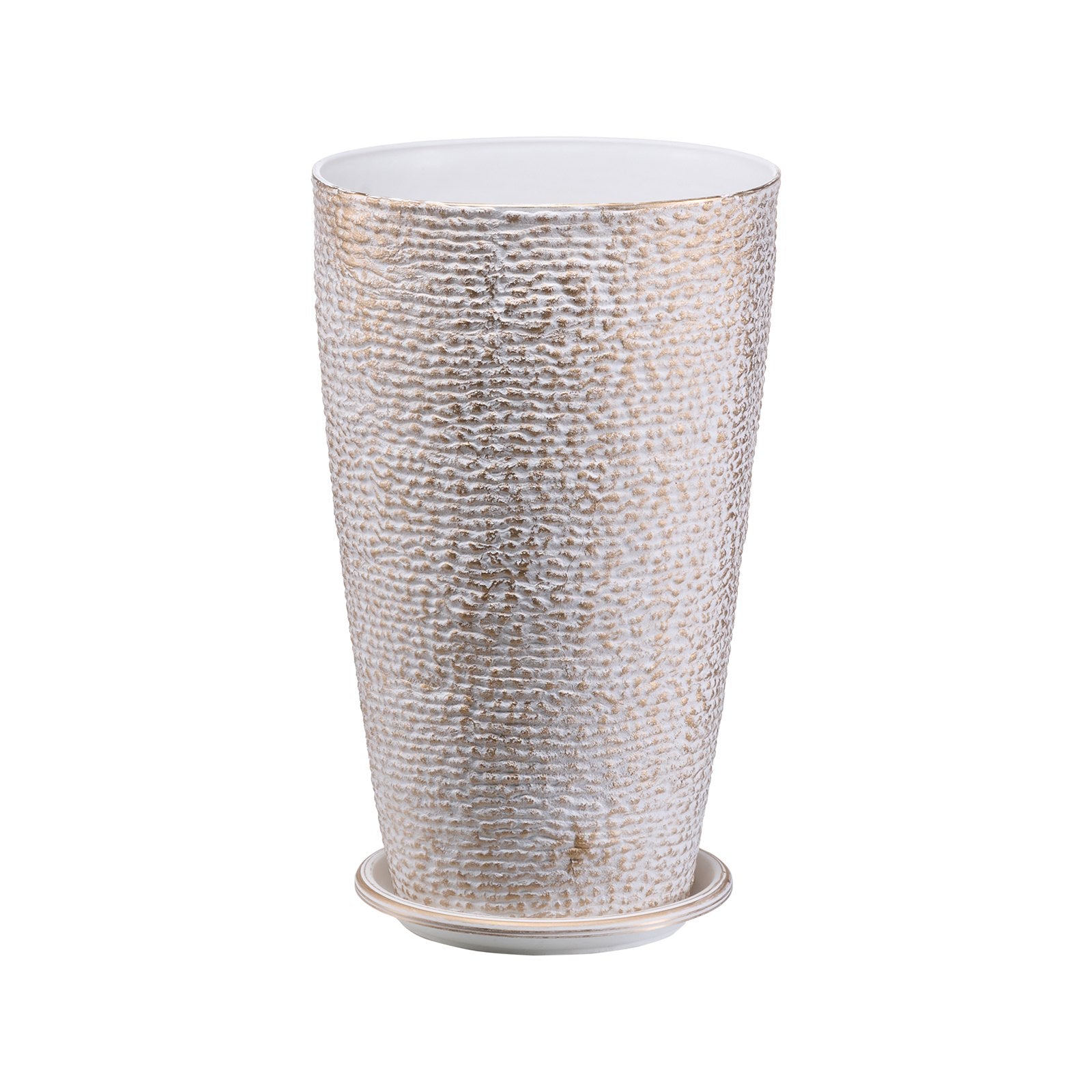 VEVOR Tall Planter Set of 2 Round Tapered Plant Pots 21 in for Outdoor Indoor 