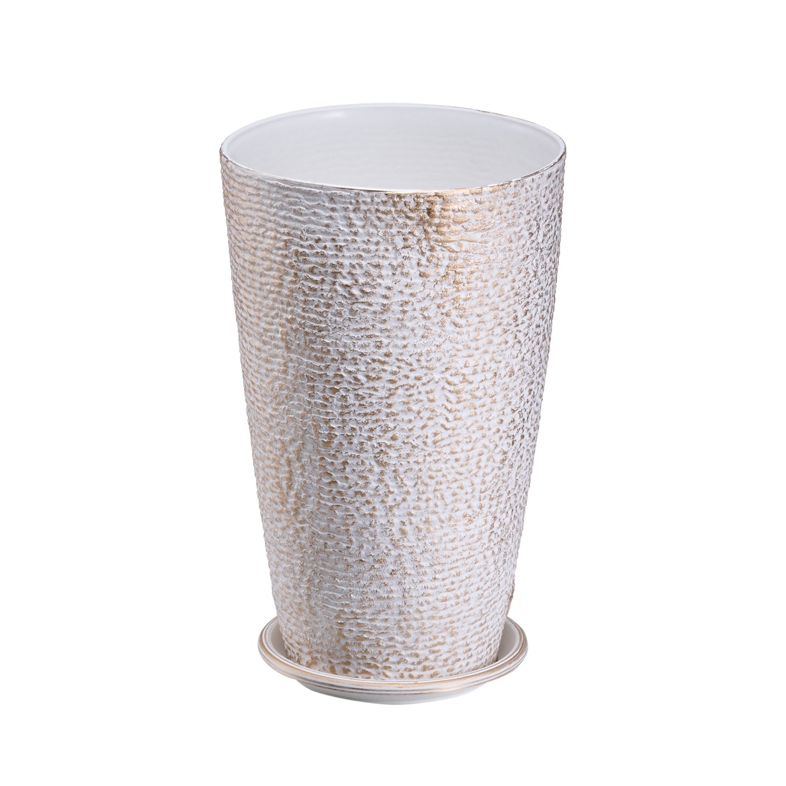 VEVOR Tall Planter Set of 2 Round Tapered Plant Pots 21 in for Outdoor Indoor 
