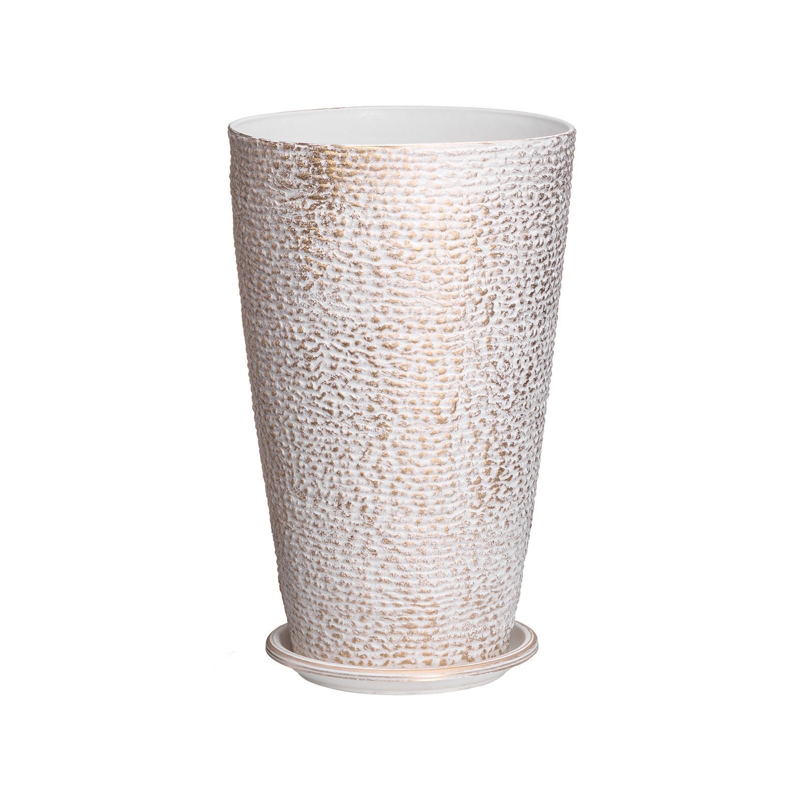 VEVOR Tall Planter Set of 2 Round Tapered Plant Pots 21 in for Outdoor Indoor 