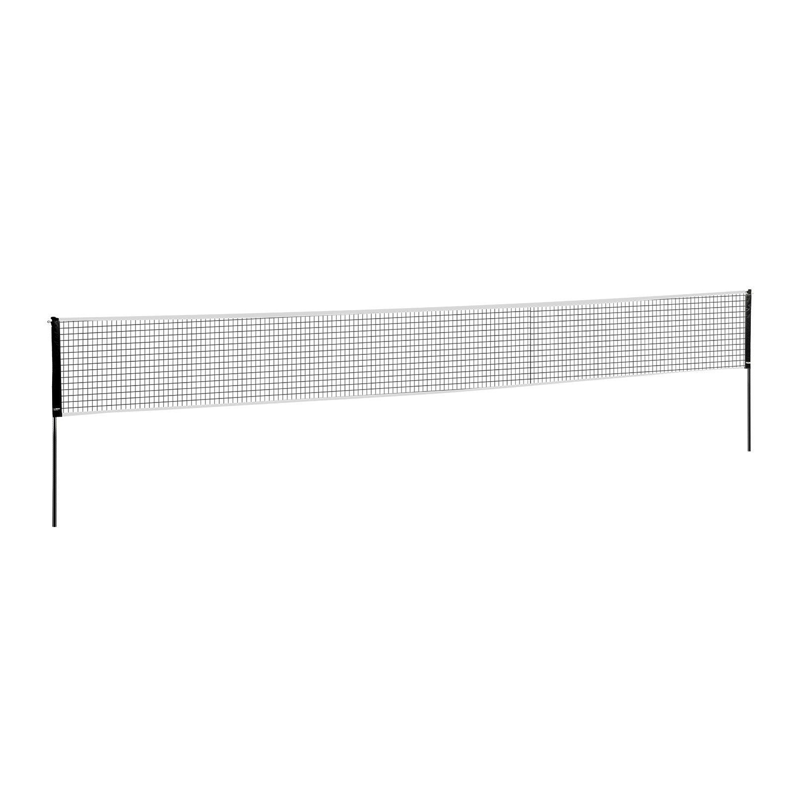 VEVOR Badminton Net Set, Outdoor Backyard Beach Park Badminton Net, Portable Badminton Equipment Set, Adults Kids Badminton Net with Poles, Carrying Bag, 4 Iron Rackets, and 3 Nylon Shuttlecocks 