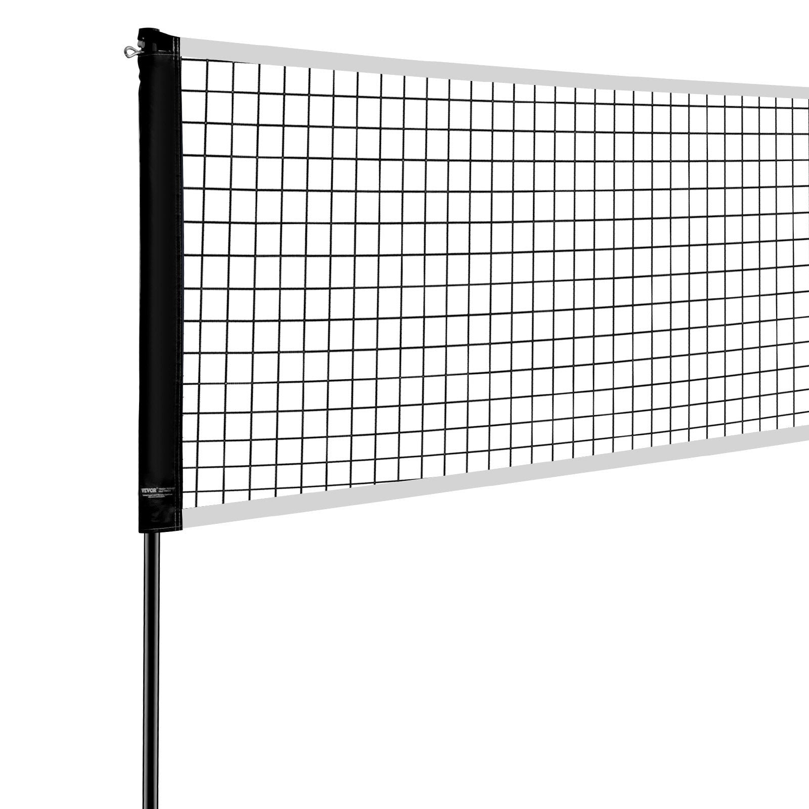 VEVOR Badminton Net Set, Outdoor Backyard Beach Park Badminton Net, Portable Badminton Equipment Set, Adults Kids Badminton Net with Poles, Carrying Bag, 4 Iron Rackets, and 3 Nylon Shuttlecocks 