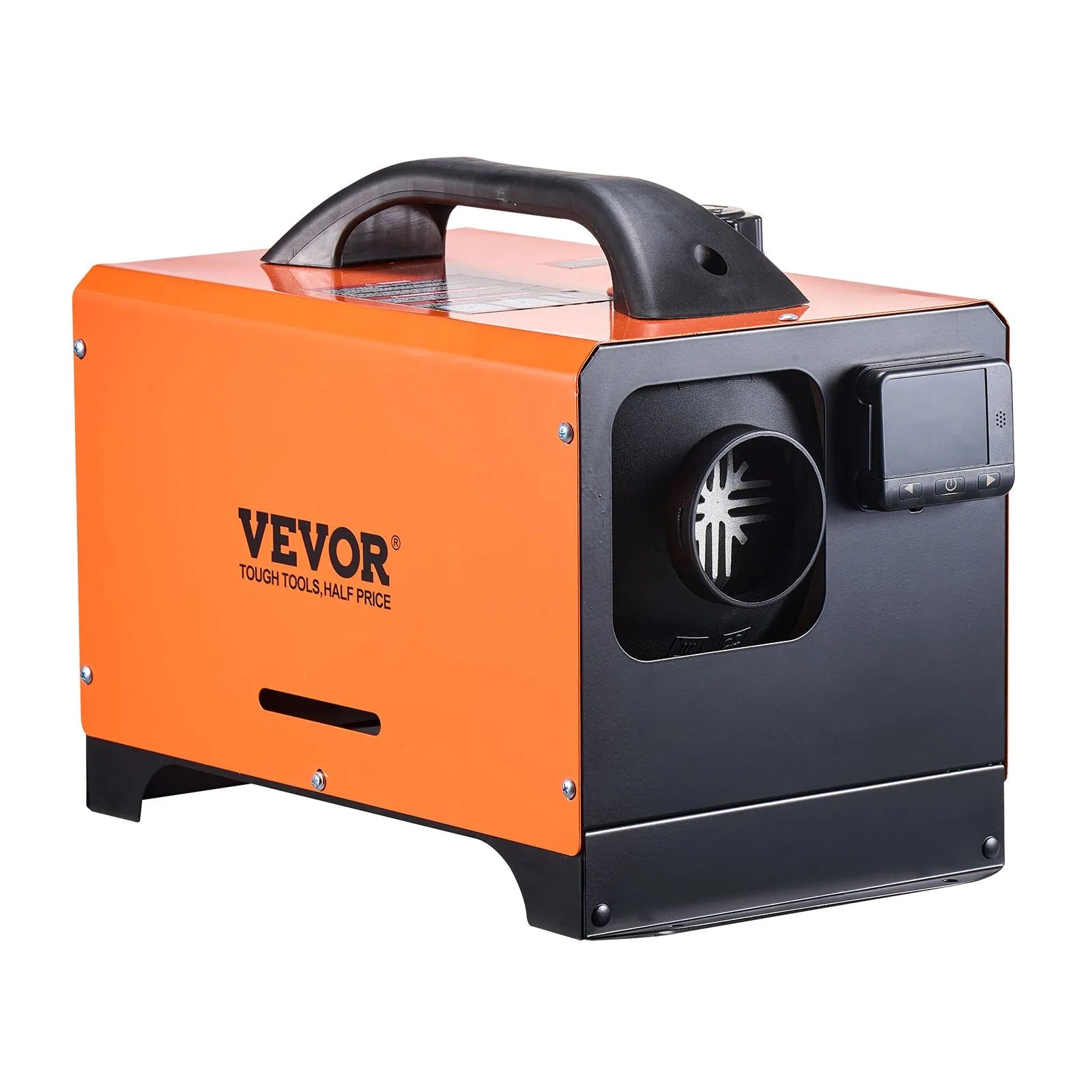 VEVOR Diesel Air Heater, 8 kW DC12-24V, Fast Heating Diesel Parking Heater with Remote Control and Square Color Digital Display, Low Noise, Voice Announcement, for RV, Truck, Camper, Boat and Trailer 