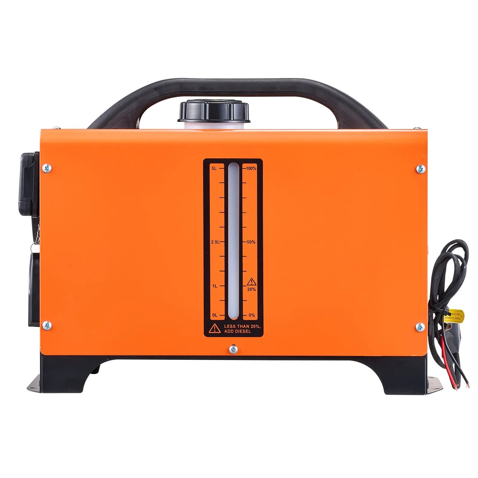VEVOR Diesel Air Heater, 8 kW DC12-24V, Fast Heating Diesel Parking Heater with Remote Control and Square Color Digital Display, Low Noise, Voice Announcement, for RV, Truck, Camper, Boat and Trailer 