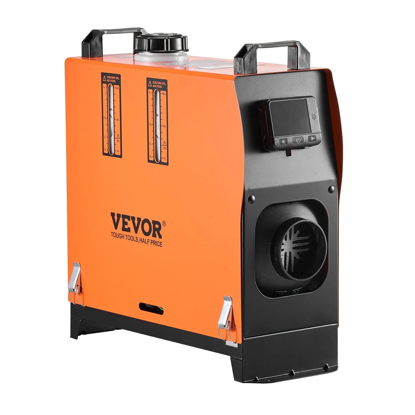 VEVOR Diesel Air Heater, 8 kW DC12-24V, Fast Heating Diesel Parking Heater with Remote Control and Color Digital Display, Low Noise, Voice Announcement, for RV, Truck, Camper, Van, Boat and Trailer 