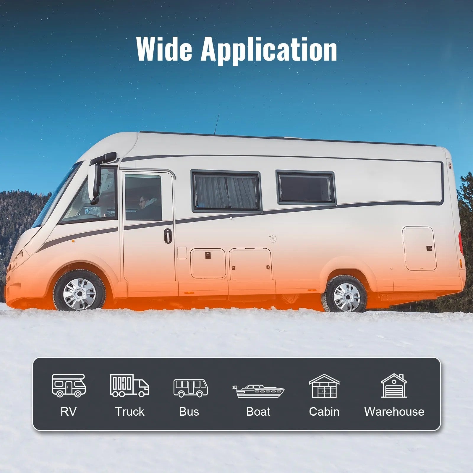 Diesel Air Heater, 12V 5KW Diesel Heater with Remote Control and LCD Display, 10L Fuel Tank Diesel Parking Heater, Rapid Heating for RV Trailer Camper Van Boat And Indoors 