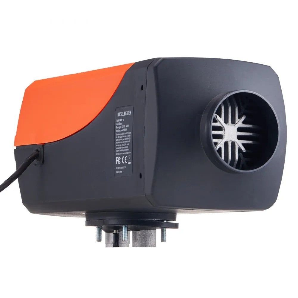 12V 8KW Diesel Air Heater with LCD Display, Remote Control and 10L Fuel Tank