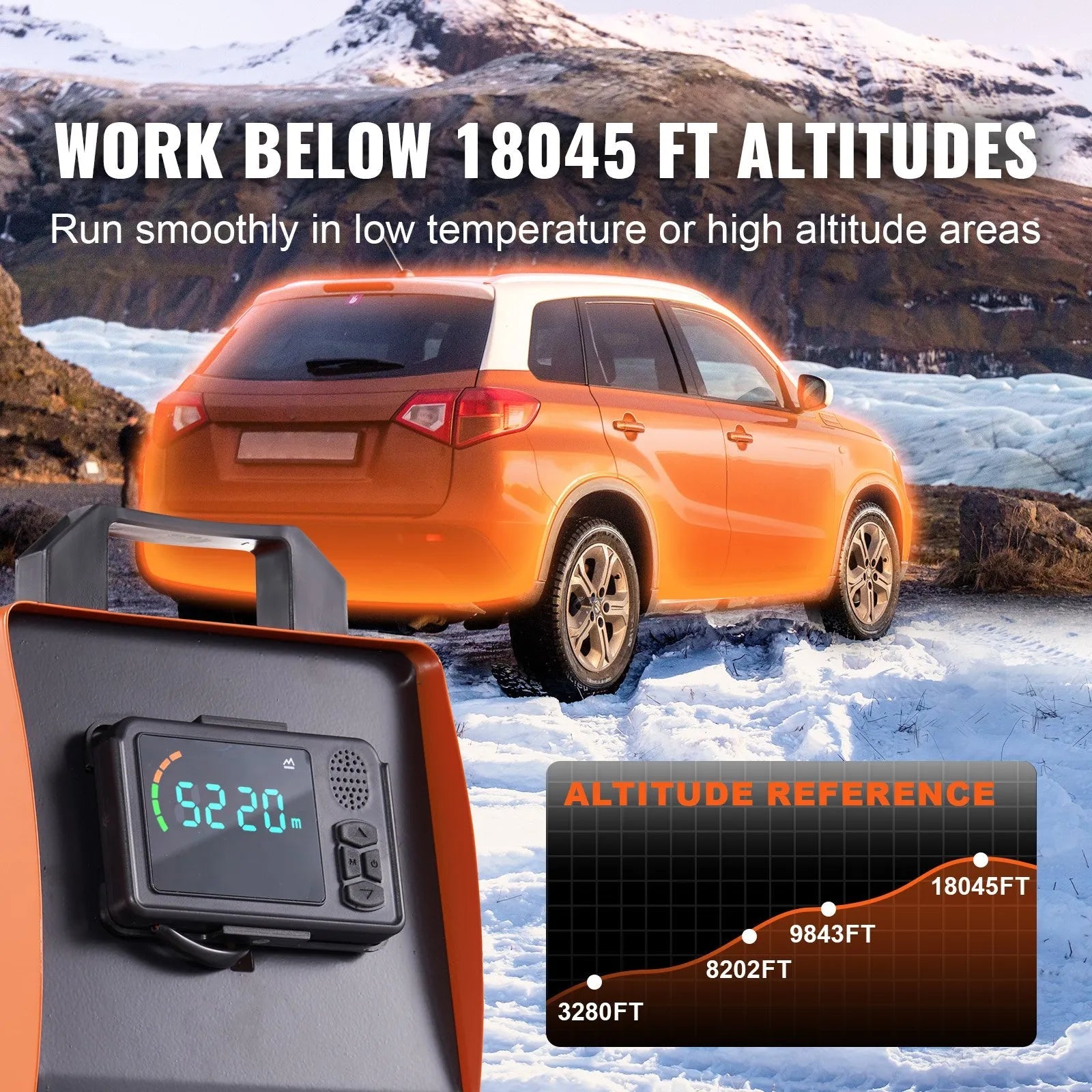 VEVOR 5 KW Diesel Air Heater, Bluetooth App Control All-on-one Diesel Heater with Automatic Altitude Adjustment, Remote Control and LCD, Portable Parking Heater for RV Trailer Camper Van Boat 