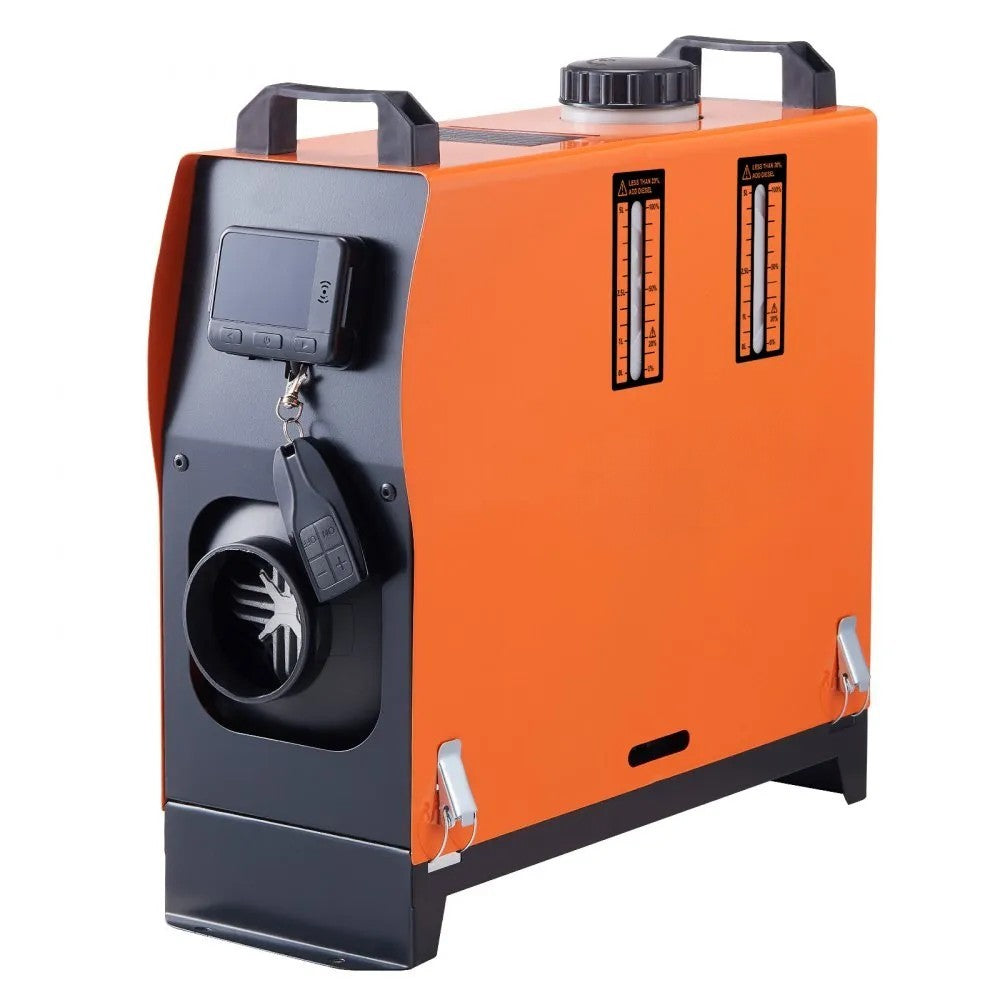 12V 8KW Diesel Air Heater with LCD Display, Remote Control and 5L Fuel Tank