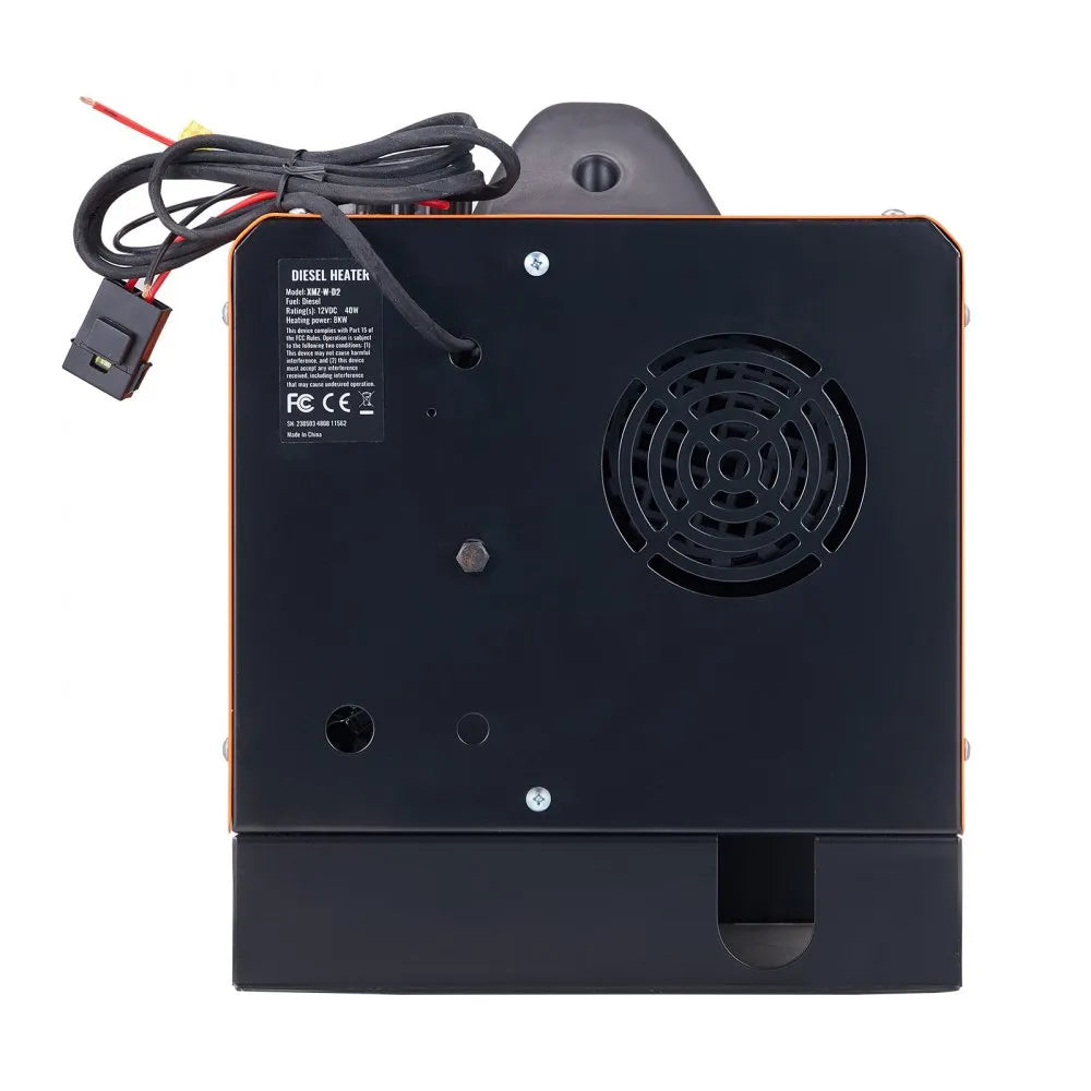 5KW 12V Diesel Air Heater with LCD Display, Remote Control and 5L Fuel Tank