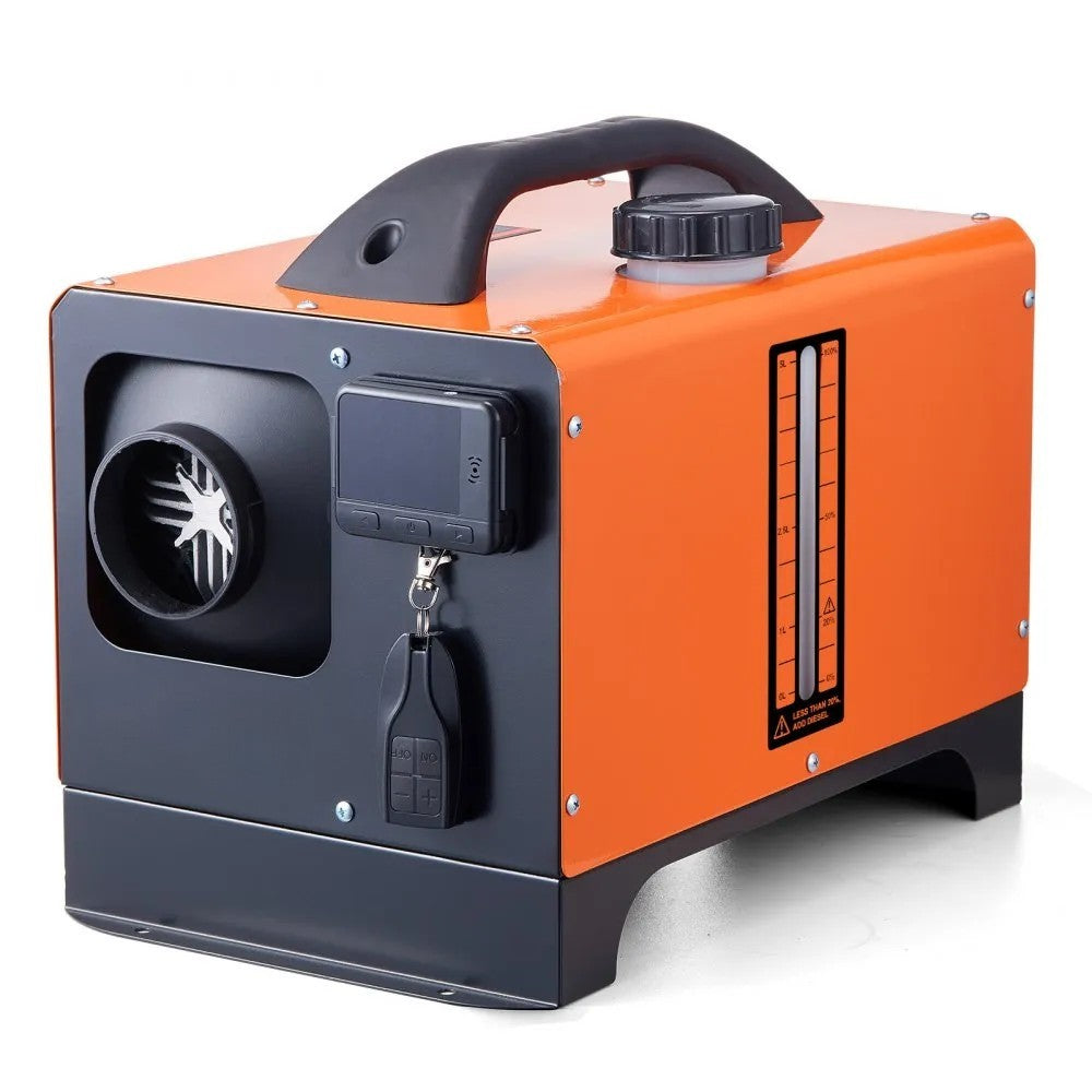 5KW 12V Diesel Air Heater with LCD Display, Remote Control and 5L Fuel Tank