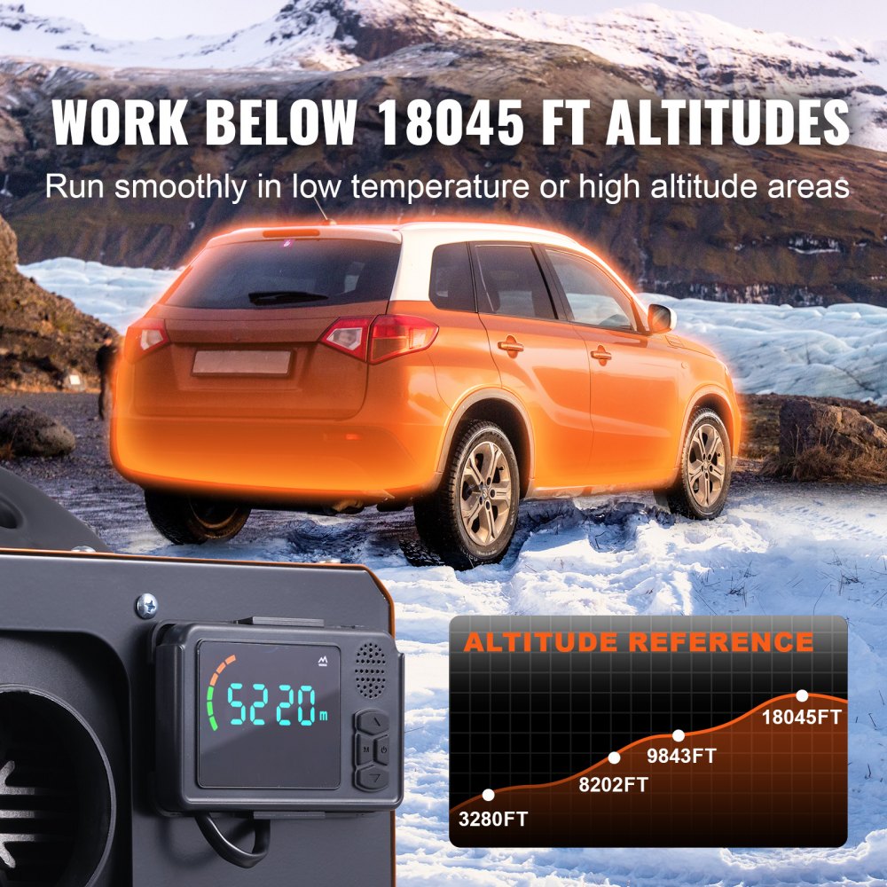 Portable 8KW Diesel Air Heater with App Control, Remote and Altitude Adjustment