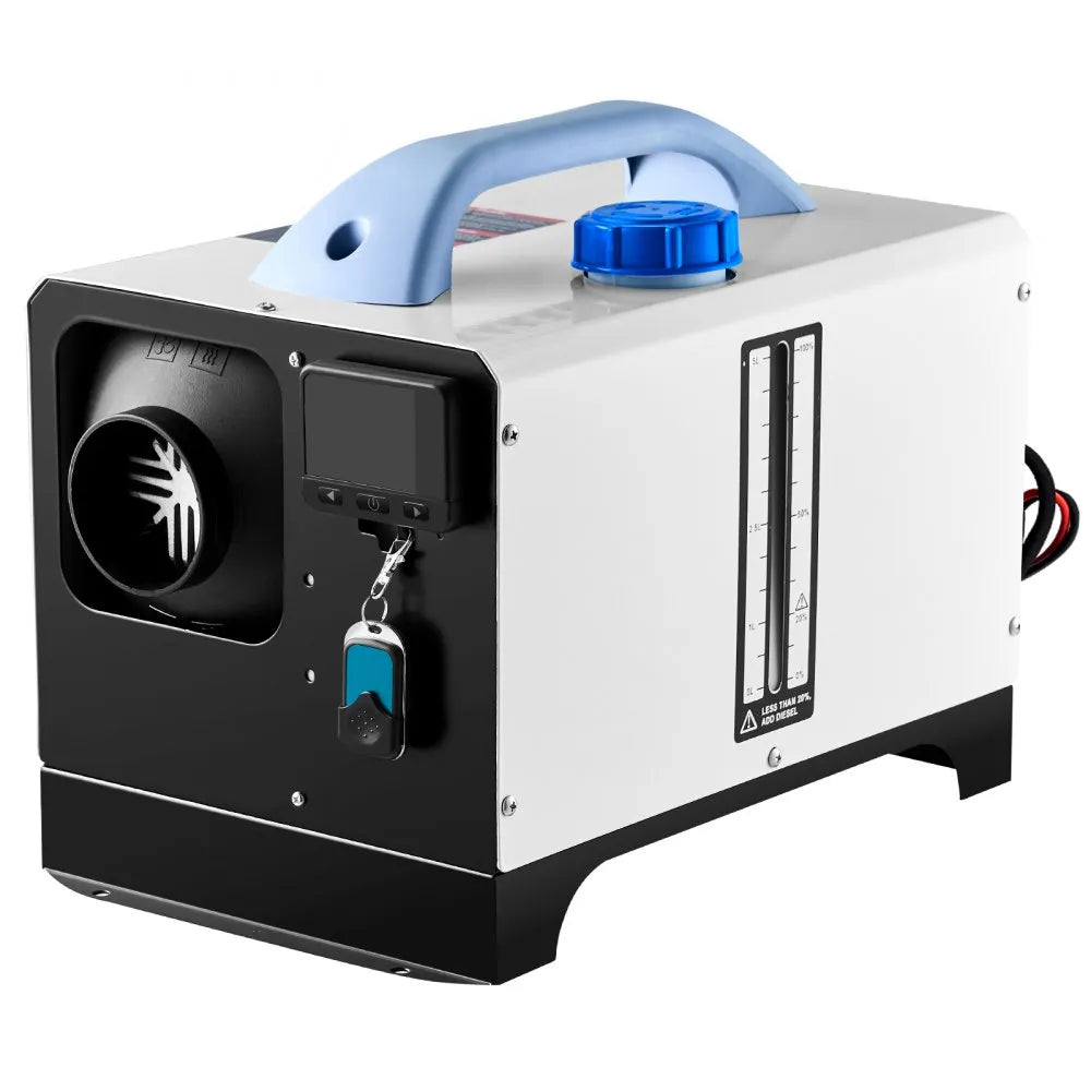 8KW 12V Diesel Air Parking Heater with Black LCD Switch and Remote Control