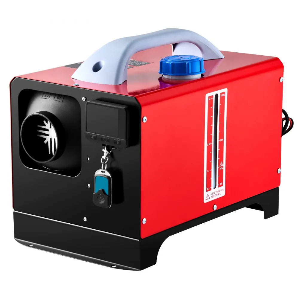 8KW 12V Diesel Air Parking Heater with Black LCD Switch and Remote Control