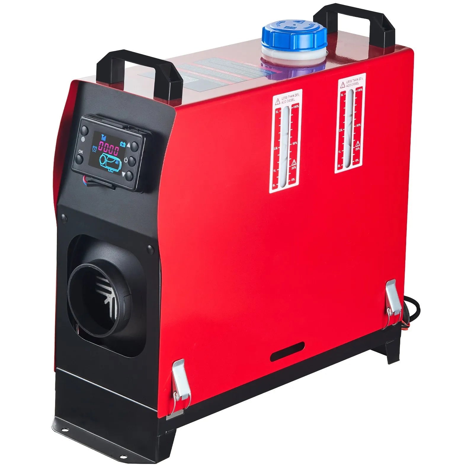 VEVOR 5KW Diesel Air Heater – All-in-One 12V Parking Heater with LCD & Remote Control, Low Noise, Fast Heating for RVs, Motorhomes, Buses, and Trailers 