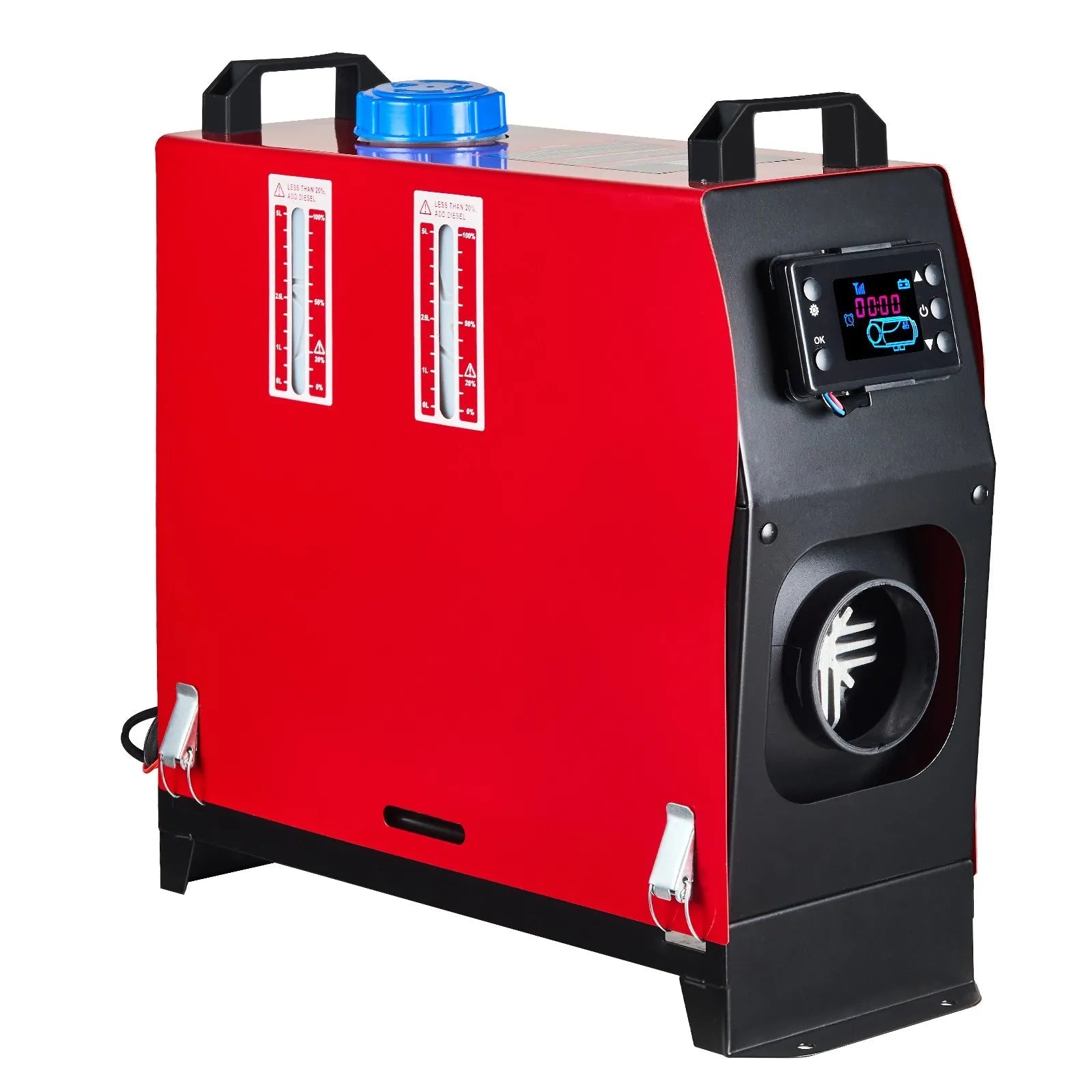 VEVOR 5KW Diesel Air Heater – All-in-One 12V Parking Heater with LCD & Remote Control, Low Noise, Fast Heating for RVs, Motorhomes, Buses, and Trailers 