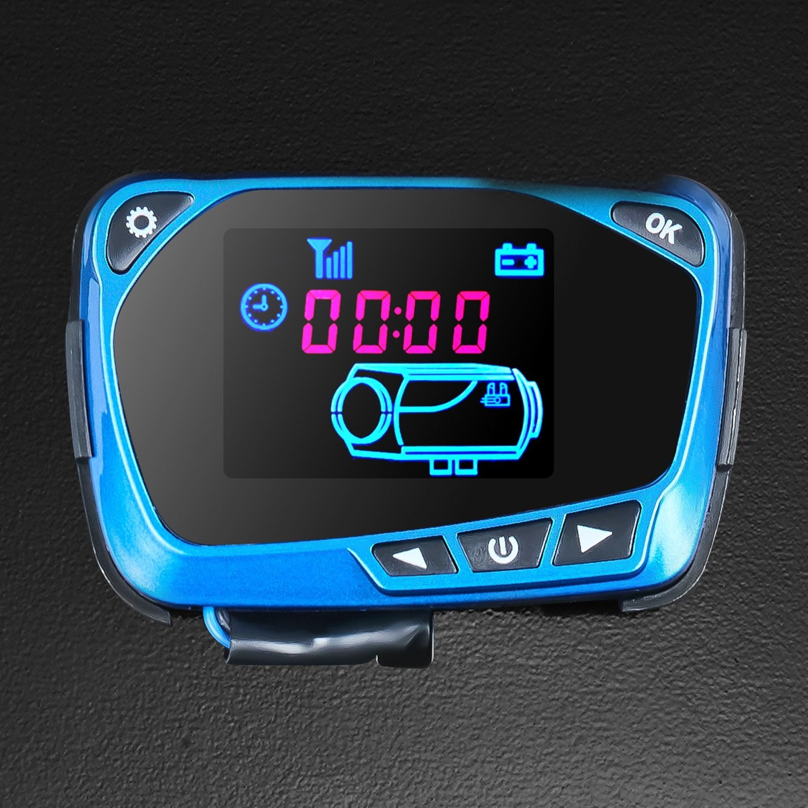 VEVOR 8KW Diesel Air Heater All in One 1 Air Outlet Diesel Heater 12V Remote Control Parking Heater Silencer with Blue LCD Switch for RV Trucks Bus and Trailer 