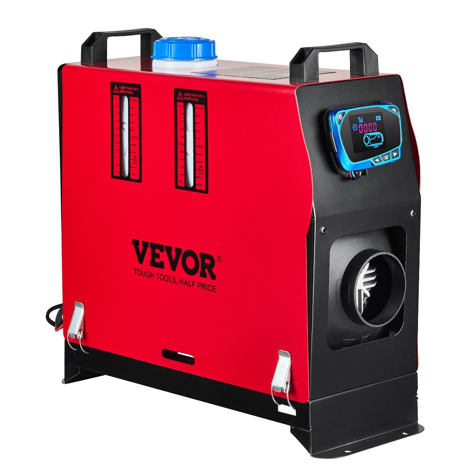 VEVOR 8KW Diesel Air Heater Muffler Diesel Heater 12V 8000W Diesel Parking Heater Remote Control Remote Control with LCD Switch for Car Bus Trucks Motor-Home and Boats 