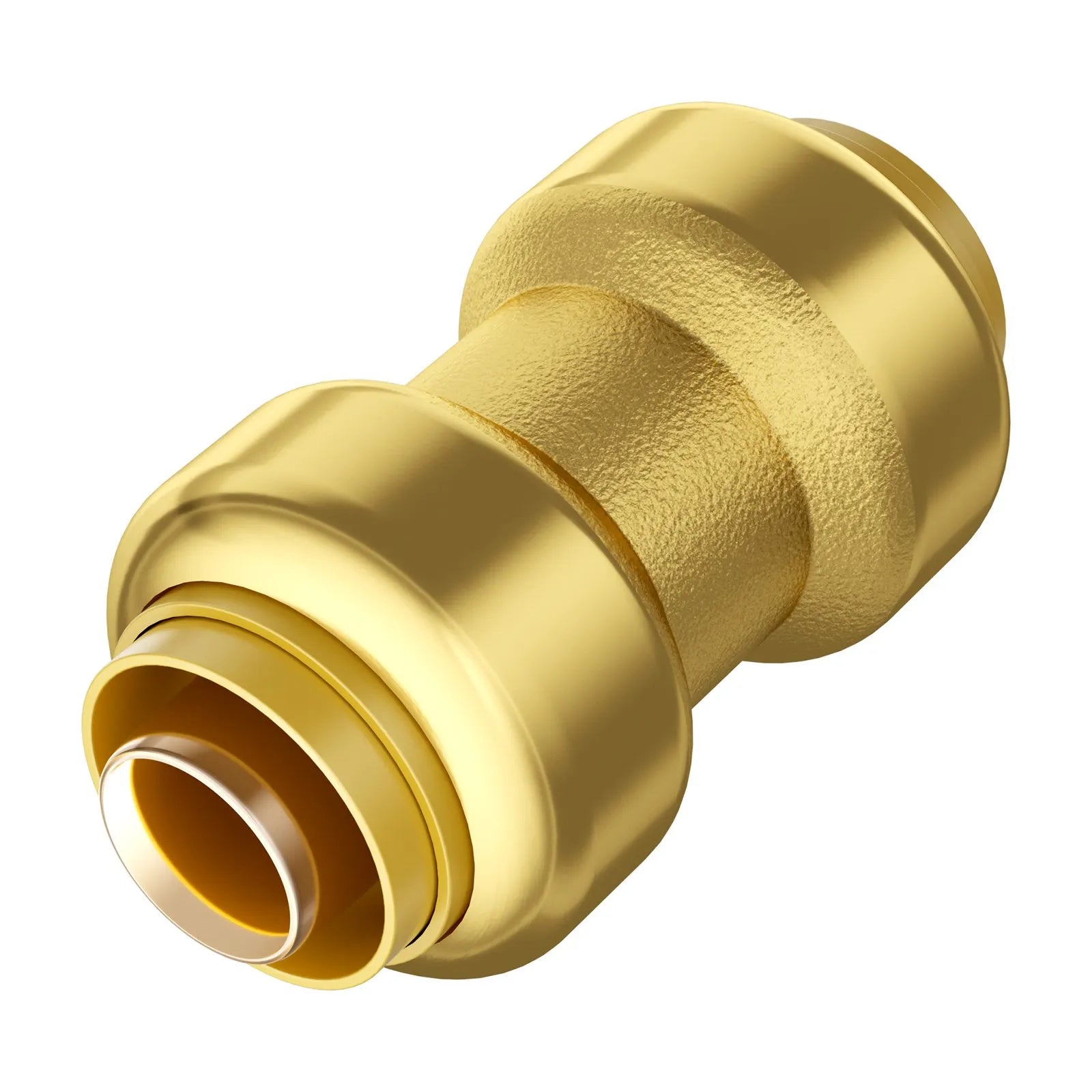 VEVOR Pipe Fittings 1/2" 12PCS Brass Straight-Through Push-Fit for Air System
