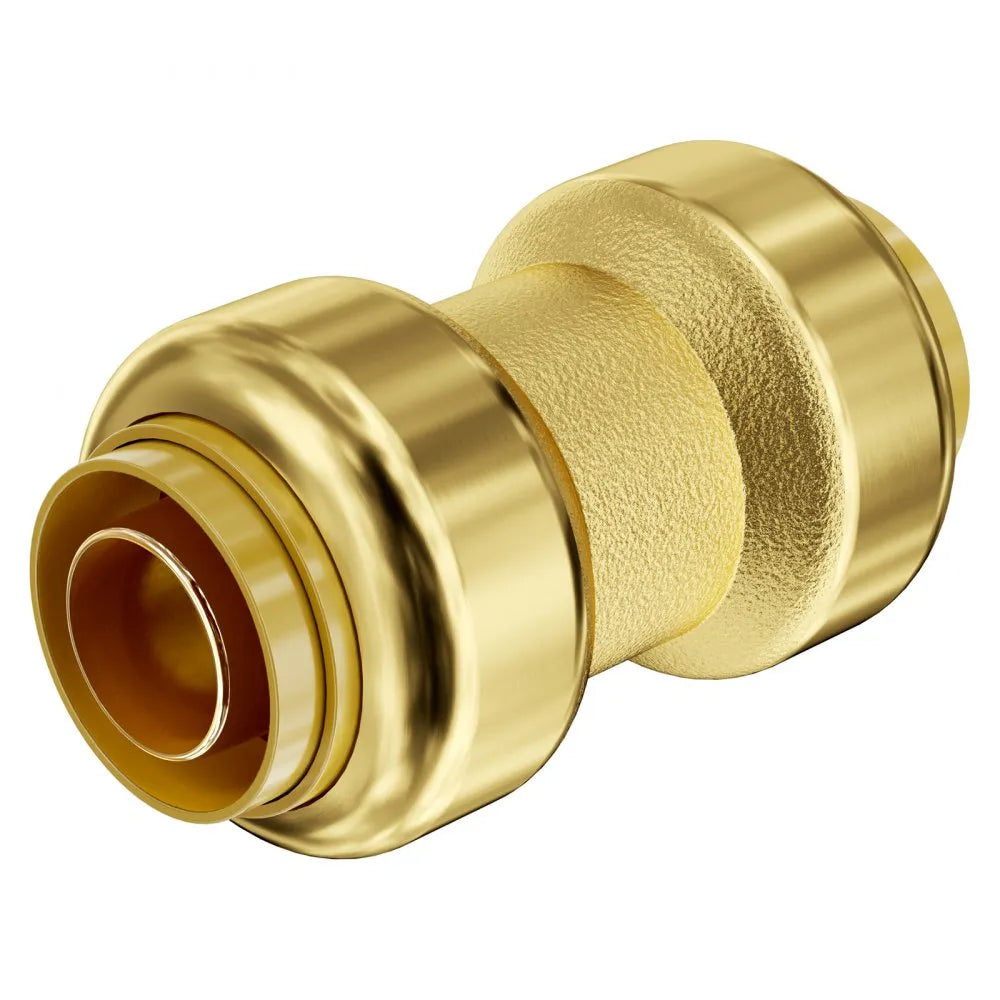 VEVOR Pipe Fittings 3/4" 12PCS Brass Straight-Through Push-Fit for Air System