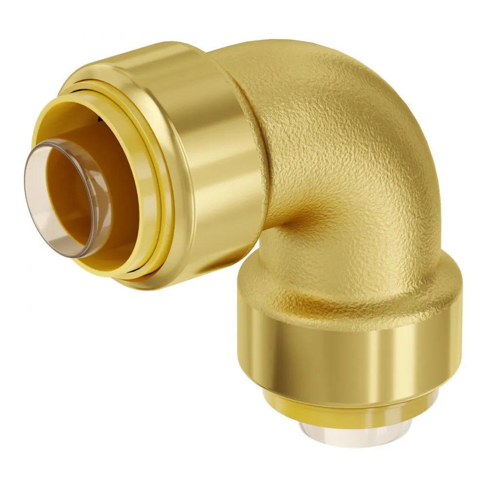 VEVOR Pipe Fittings 1/2" 25PCS (Straight,Elbows,Tees) Push-Fit for Air System