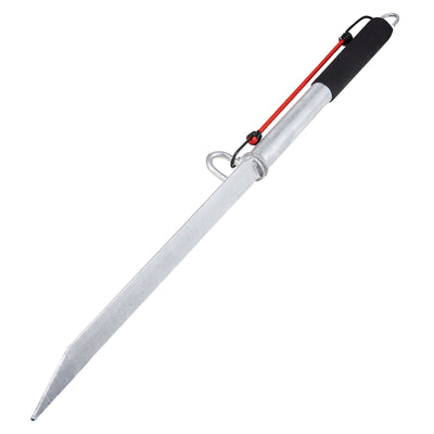 VEVOR Sand Spike Boat Anchor Pole, 36" Galvanized Carbon Steel Slide Anchor Shore Spike, Self-Hammering Beach Spike Anchor for Small Boat Jetski Pontoon Kayak, with Oxford Storage Bag and Bungee Cord 
