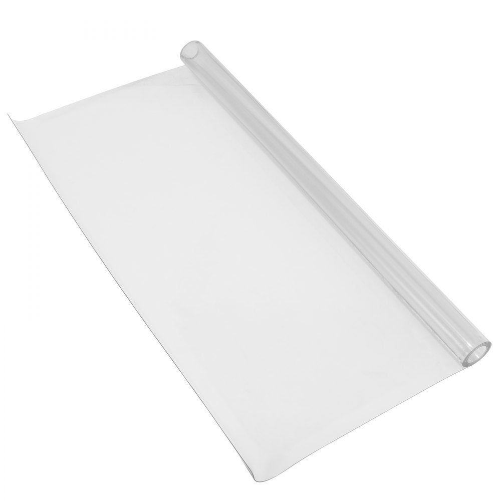 96X42 Inch Plastic Table Pad Thick Crystal Clear Table Cover Protector Rectangular PVC Tablecloth 