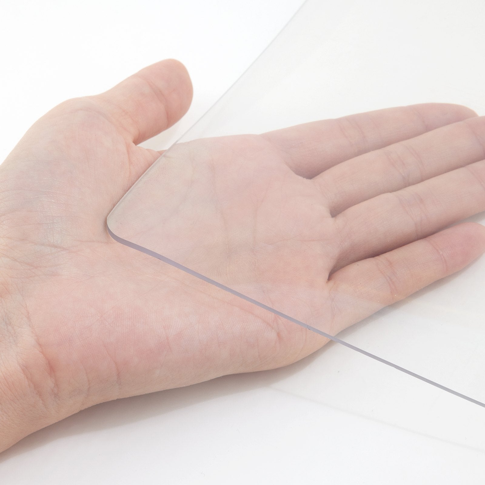 VEVOR Plastic Table Cover, 46"x96"x0.08", Transparent PVC Table Protector, Rectangle Clear Desk Mat, Water Oil Proof Table Cover for Dining Table Coffer Table Kitchen Worktable Dresser Cabinet, etc. 