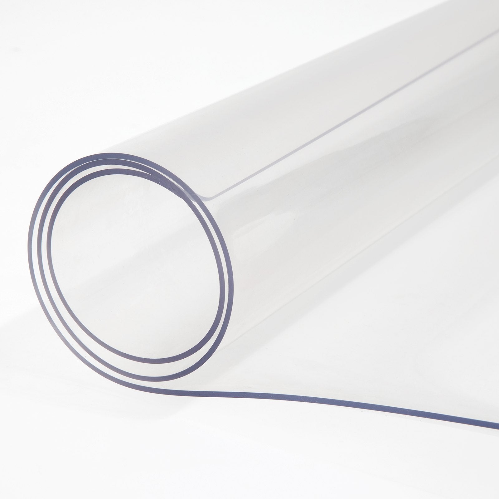 VEVOR Plastic Table Cover, 46"x96"x0.08", Transparent PVC Table Protector, Rectangle Clear Desk Mat, Water Oil Proof Table Cover for Dining Table Coffer Table Kitchen Worktable Dresser Cabinet, etc. 